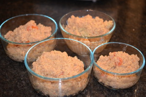 quinoa in containers